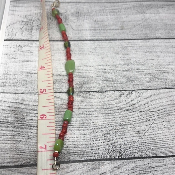 ARTISAN handcrafted handmade 925 sterling silver beaded bracelet boho layering. - Picture 5 of 5